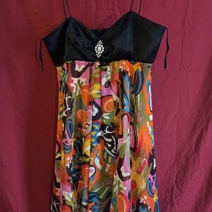 Colorful Abstract Women's Dress